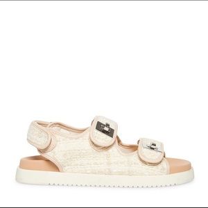 Steve Madden Margie Beige Multi Dad Sandals